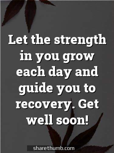 professional get well soon message to client
